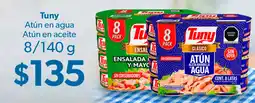 Sam's Club Tuny Atún en agua Atún en aceite oferta