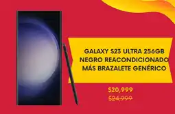 Elektra Galaxy s23 ultra 256gb negro reacondicionado más brazalete genérico oferta