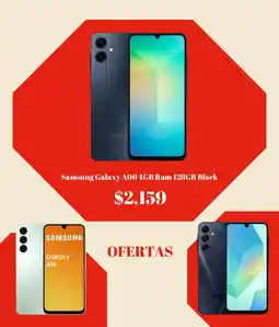 Elektra Samsung Galaxy A06 4GB Ram 128GB Black oferta