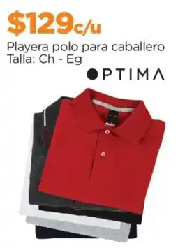 Chedraui Optima Playera polo para caballero oferta