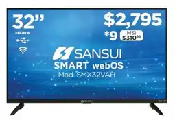 Chedraui Sansui Smart webOS TV oferta