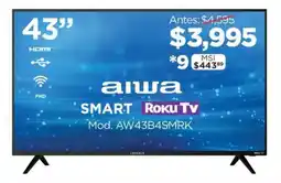 Chedraui Аіша smart roku tv Mod. AW43B4SMRK oferta