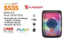 Chedraui Kaiser Bafle 6.5" oferta