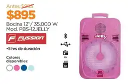 Chedraui Fussion Bocina 12”/ 35,000 W Mod. PBS-12JELLY oferta
