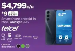 Chedraui Smartphone android 14 Mod. Galaxy A16 oferta