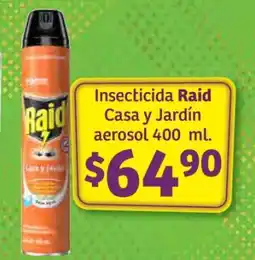 Soriana Súper Insecticida Raid Casa y Jardín oferta