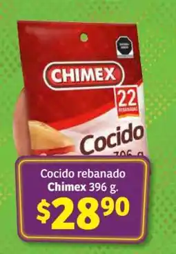 Soriana Súper Cocido rebanado Chimex 396 g oferta
