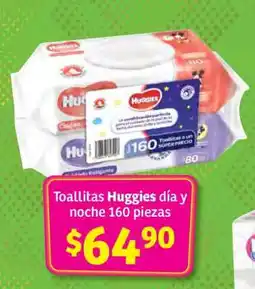 Soriana Súper Toallitas Huggies día y noche 160 piezas oferta