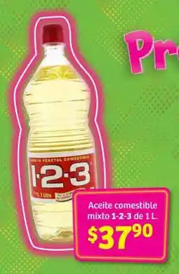 Soriana Híper Aceite comestible mixto 1-2-3 de 1 L oferta
