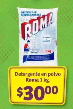 Soriana Súper Detergente en polvo Roma 1 kg oferta