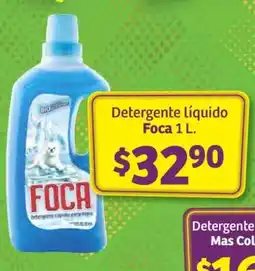 Soriana Súper Detergente líquido Foca 1 L oferta