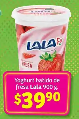 Soriana Súper Yoghurt batido de fresa Lala 900 g oferta