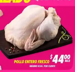 Soriana Súper Pollo Entero Fresco oferta