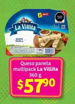 Soriana Súper Queso panela multipack La Villita oferta