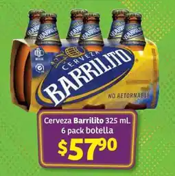 Soriana Híper Cerveza Barrilito 325 mL oferta