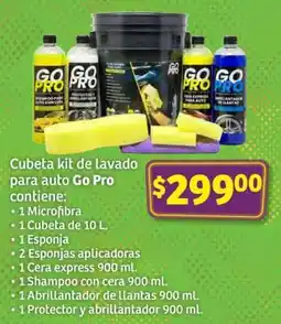 Soriana Híper Cubeta kit de lavado para auto Go Pro oferta