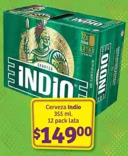 Soriana Híper Cerveza Indio oferta
