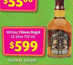 Soriana Híper Whisky Chivas Regal oferta