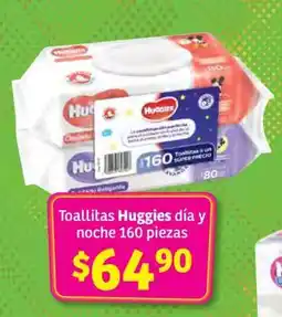 Soriana Híper Toallitas Huggies día y noche 160 piezas oferta