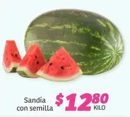 Soriana Híper Sandía con semilla oferta