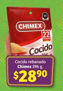 Soriana Híper Cocido rebanado Chimex oferta