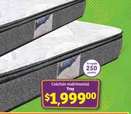 Soriana Híper Colchón matrimonial Troy oferta