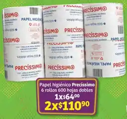 Soriana Súper Papel higiénico PRECÍSSIMO oferta