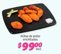 Soriana Súper Alitas de pollo enchiladas oferta
