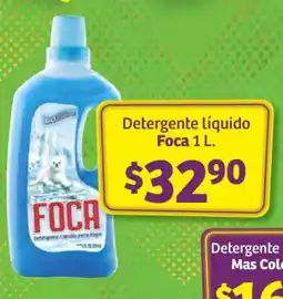 Soriana Híper Detergente líquido Foca 1 L oferta