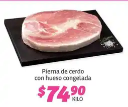 Soriana Híper PIERNA DE CERDO CON HUESO CONGELADA oferta