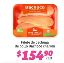 Soriana Híper Filete de pechuga de pollo Bachoco charola oferta