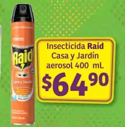Soriana Híper Insecticida Raid Casa y Jardín oferta