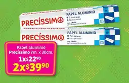 Soriana Híper Papel aluminio Precíssimo 7m x 30cm oferta