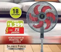 Soriana Híper Ventilador de Pedestal 18” - 6 Aspas oferta