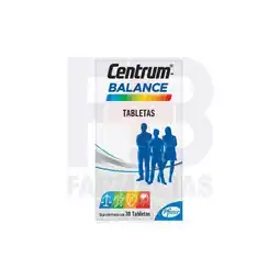 Farmacias Bazar CENTRUM BALANCE 30 TABLETAS oferta