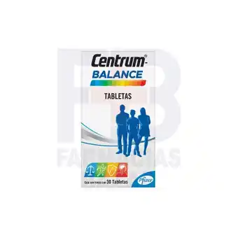 Farmacias Bazar CENTRUM BALANCE 30 TABLETAS oferta