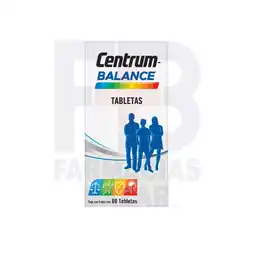 Farmacias Bazar CENTRUM BALANCE 60 TABLETAS oferta