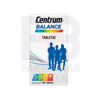 Farmacias Bazar CENTRUM BALANCE 100 TABLETAS oferta