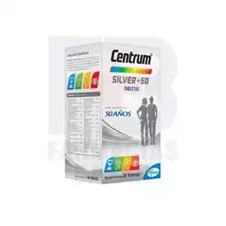 Farmacias Bazar CENTRUM SILVER +50 30 TABLETAS oferta