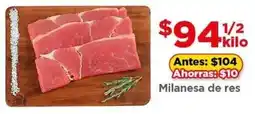 Bodega Aurrerá Milanesa de res oferta