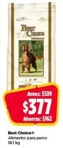 Bodega Aurrerá Best Best Cholce® Alimento para perro 18.1 kg oferta