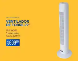 DelSol Best Home Ventilador de torre 29" oferta