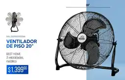 DelSol Best Home Ventilador de piso 20" oferta