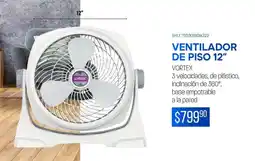 DelSol Vortex ventilador de piso 12" oferta