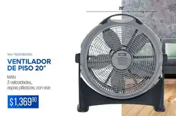 DelSol Man ventilador de piso 20" oferta