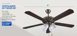 DelSol Best home ventilador de techo 52" oferta