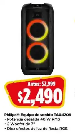 Bodega Aurrerá Philips Equipo de Sonido oferta