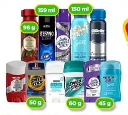 Bodega Aurrerá Variedad de antitranspirantes en aerosol o barra oferta