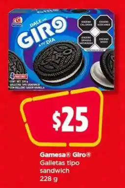 Giro Galletas tipo sandwich