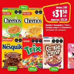 Bodega Aurrerá Variedad de cereales oferta
